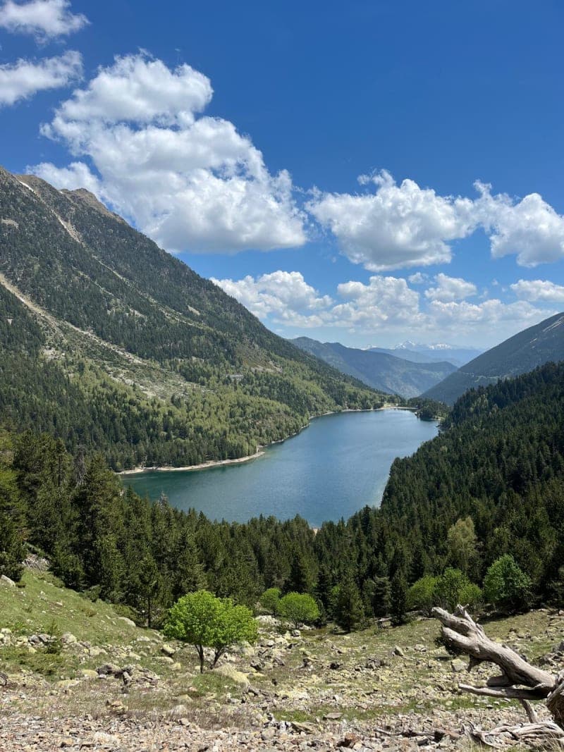 View of Sant Maurici Lake and the Escrita Valley